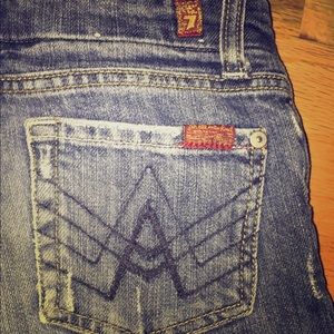7 for all mankind size 8 girls jeans